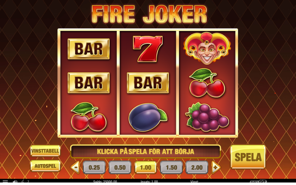 Fire Joker skärmbild
