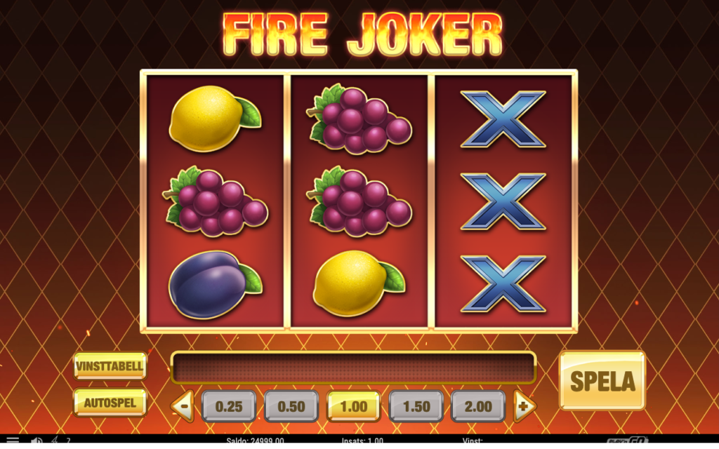 Fire Joker skärmbild