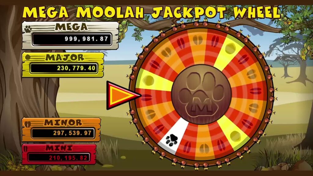 Mega Moolah skärmbild