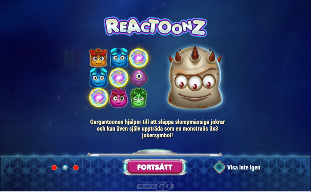 Reactoonz skärmbild